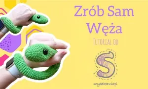Wąż DIY: maskotka czy stoper? Uszyj go krok po kroku!
