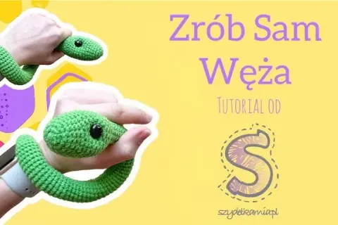 Wąż DIY: maskotka czy stoper? Uszyj go krok po kroku!