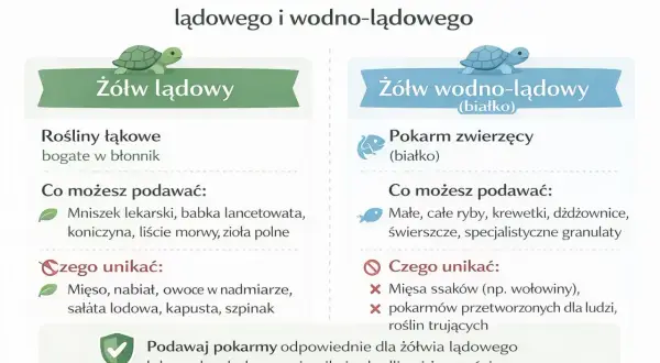 Dieta żółwia domowego: Lądowy czy wodny? Co jeść, czego unikać?